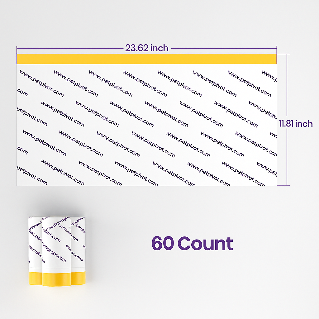 Seal & Toss Waste Bags — 60 Pack for AutoScooper