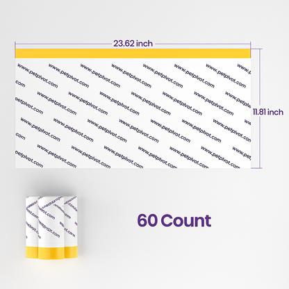 Seal & Toss Waste Bags — 60 Pack for AutoScooper